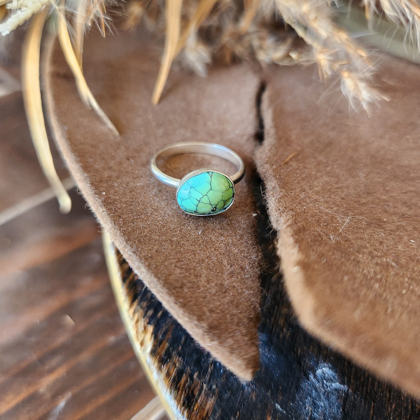 Turquoise Stacker Ring SZ 5.75