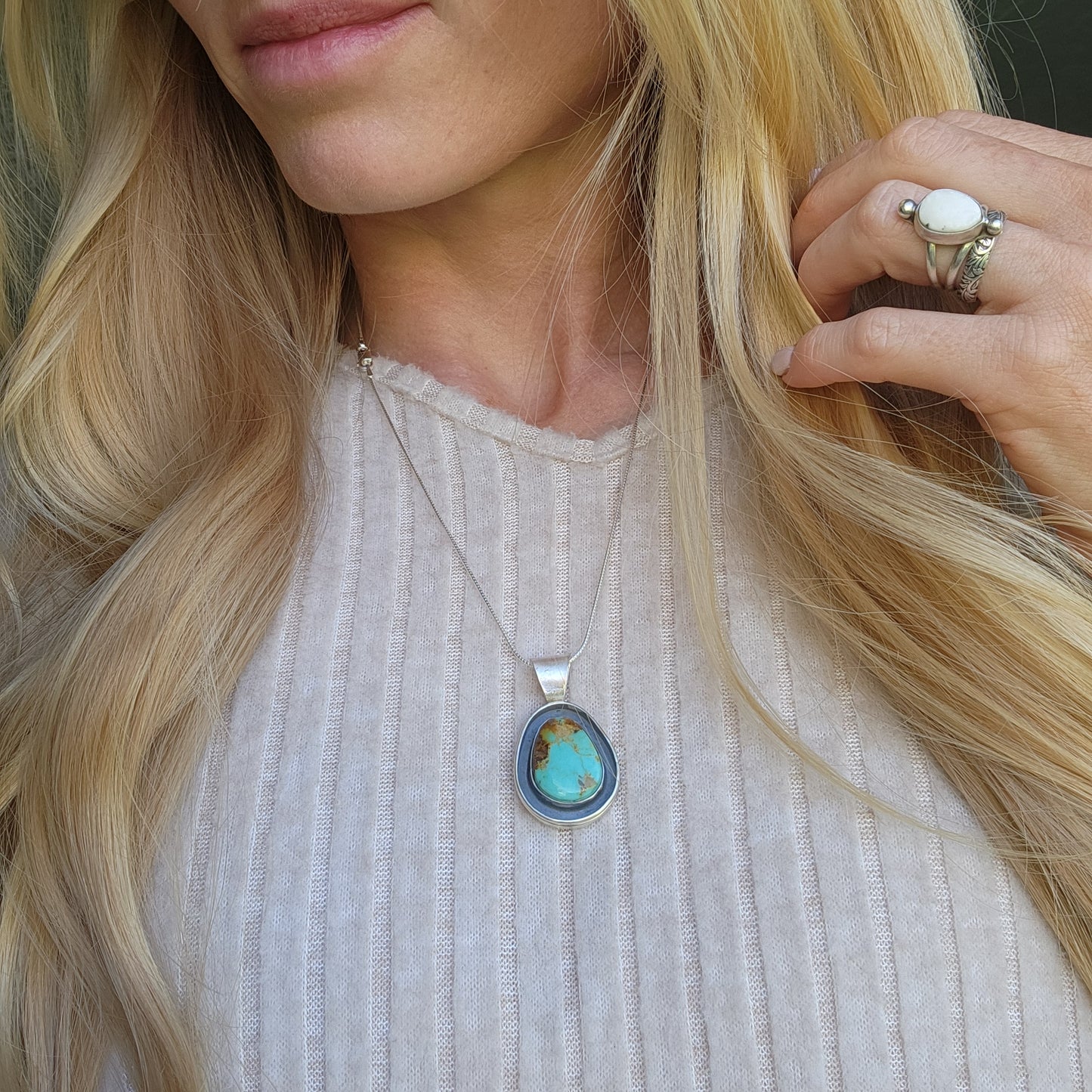 Baja Ring and Necklace Set