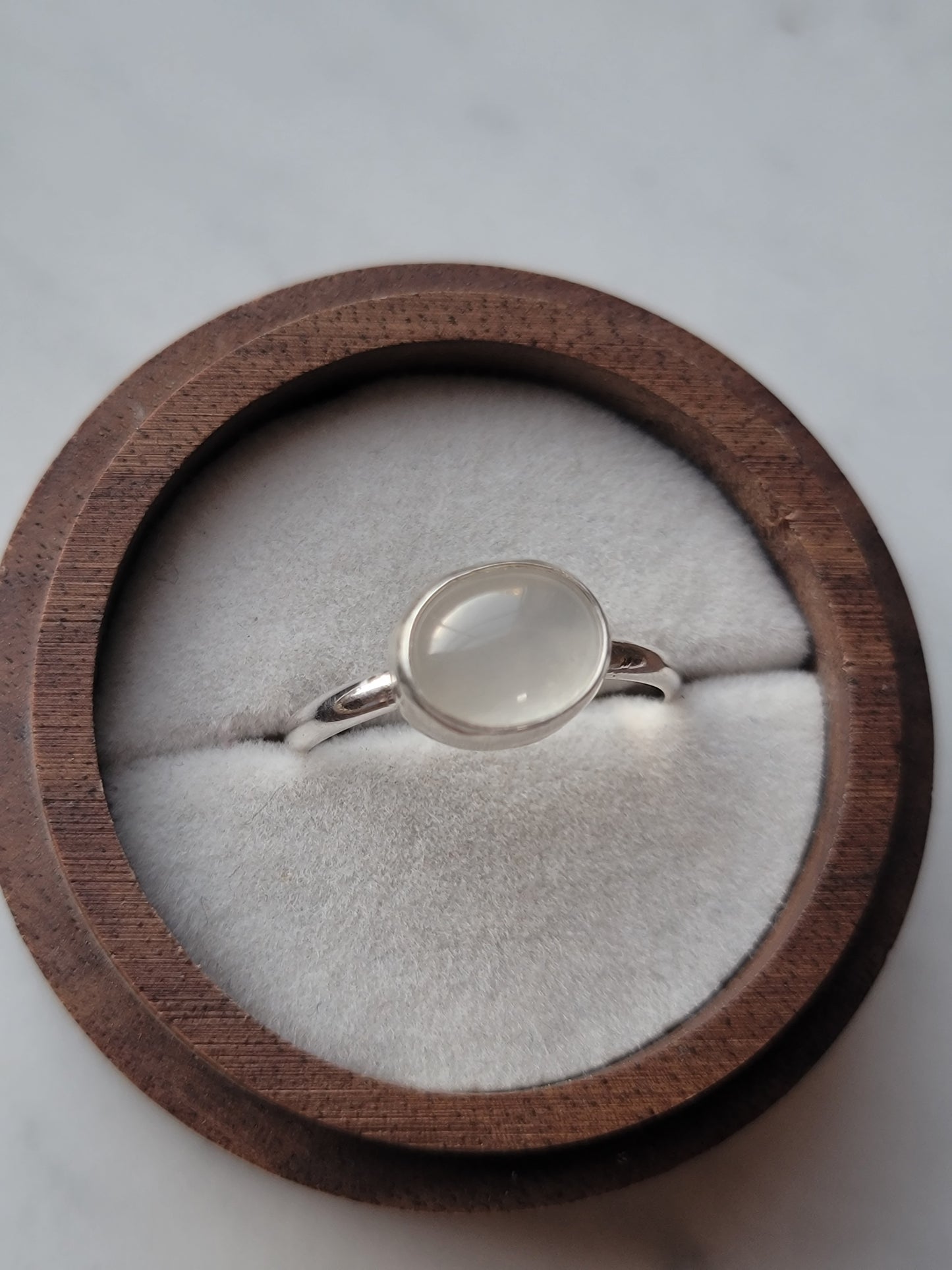 Moonstone Ring sz 8.5