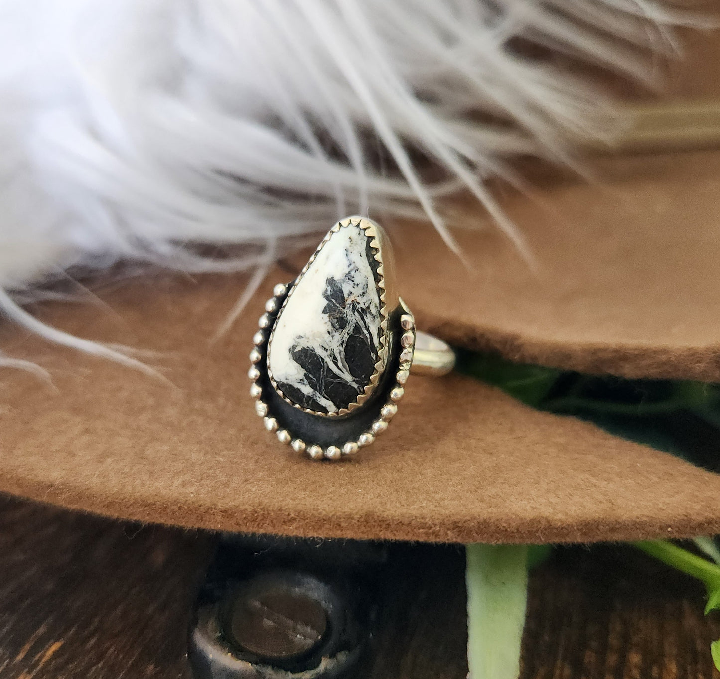 White Buffalo Ring