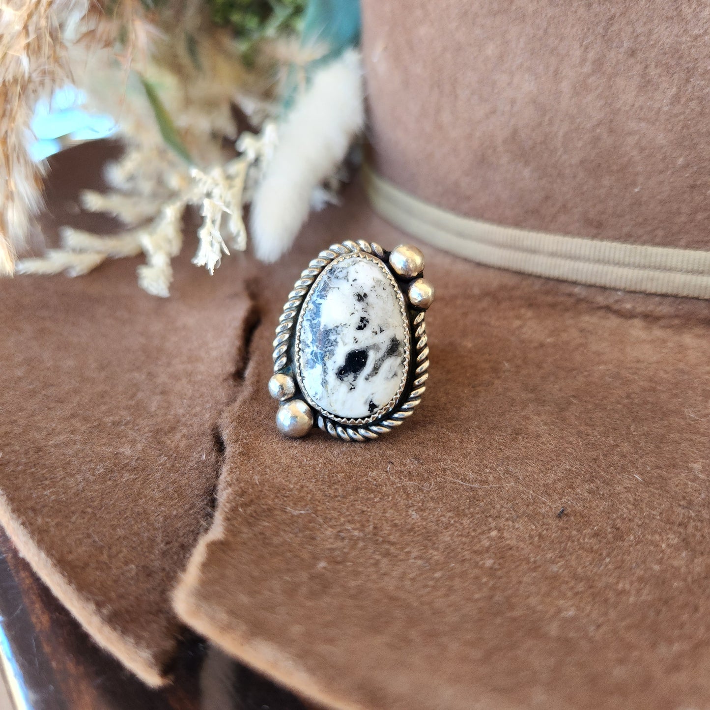 White Buffalo Ring