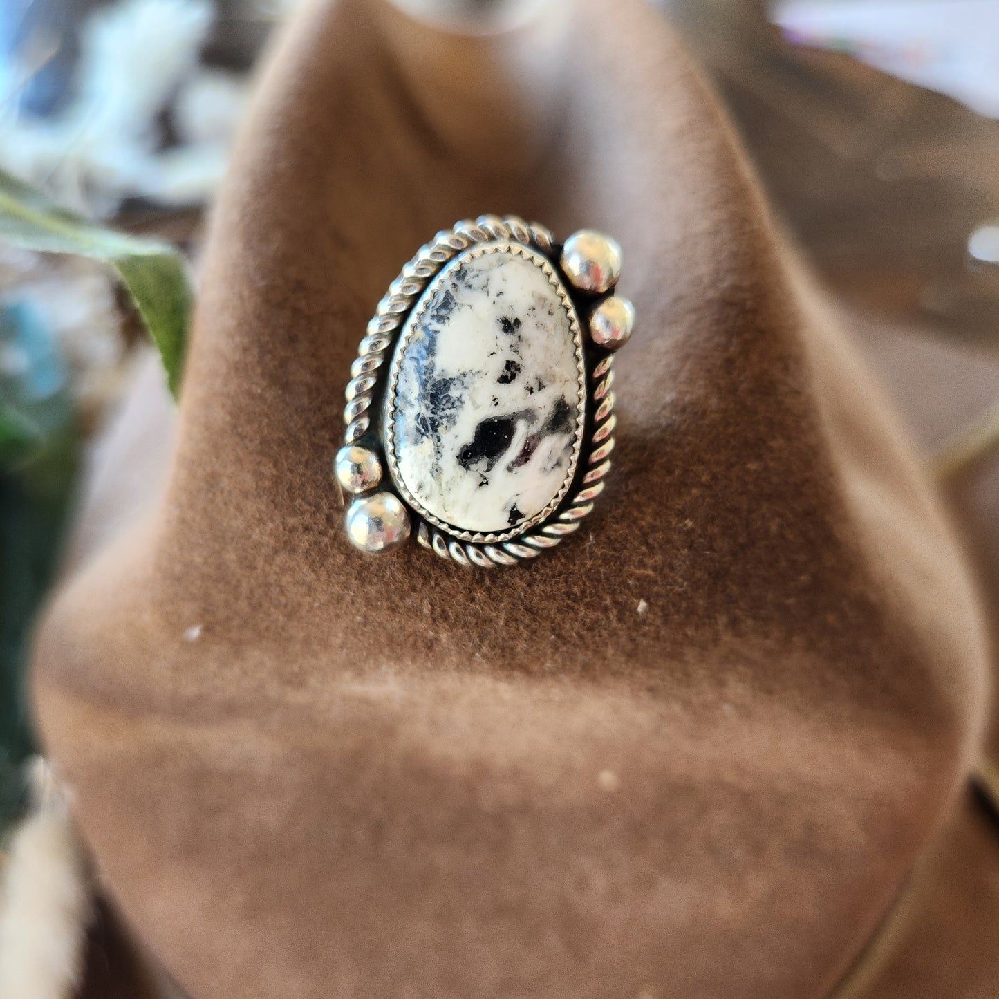 White Buffalo Ring