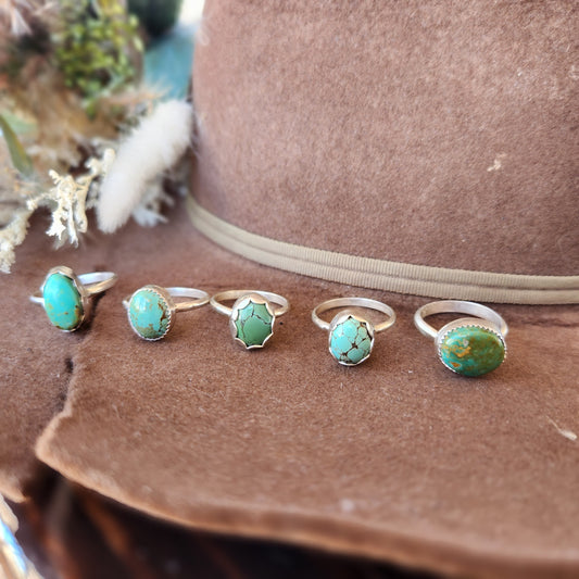 Turquoise Stacker Rings