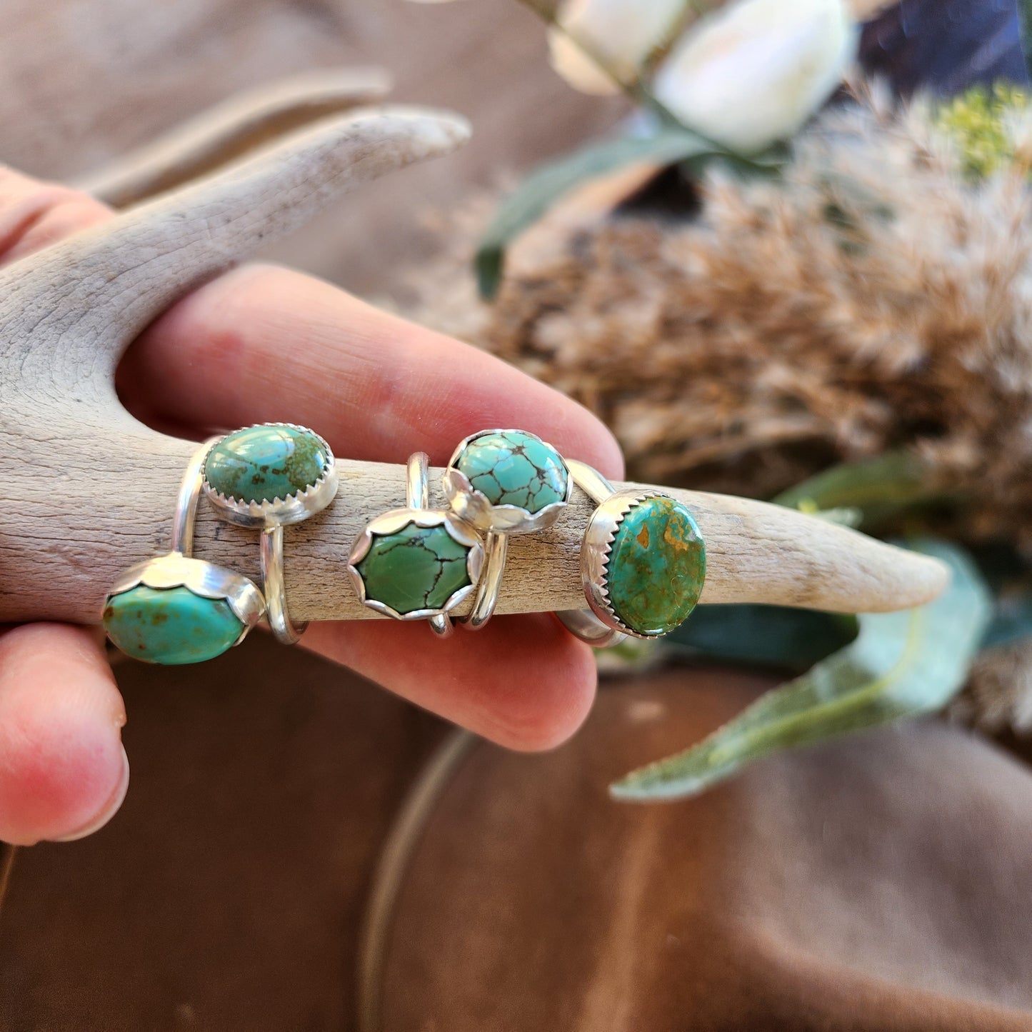 Turquoise Stacker Rings