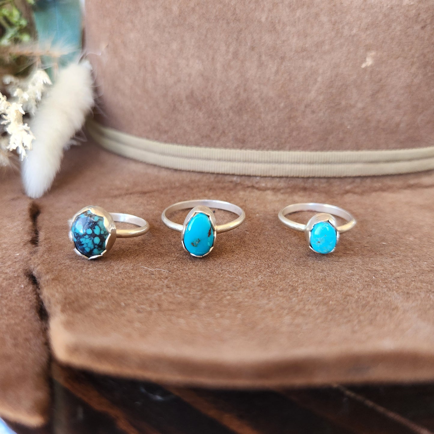 Turquoise Stacker rings