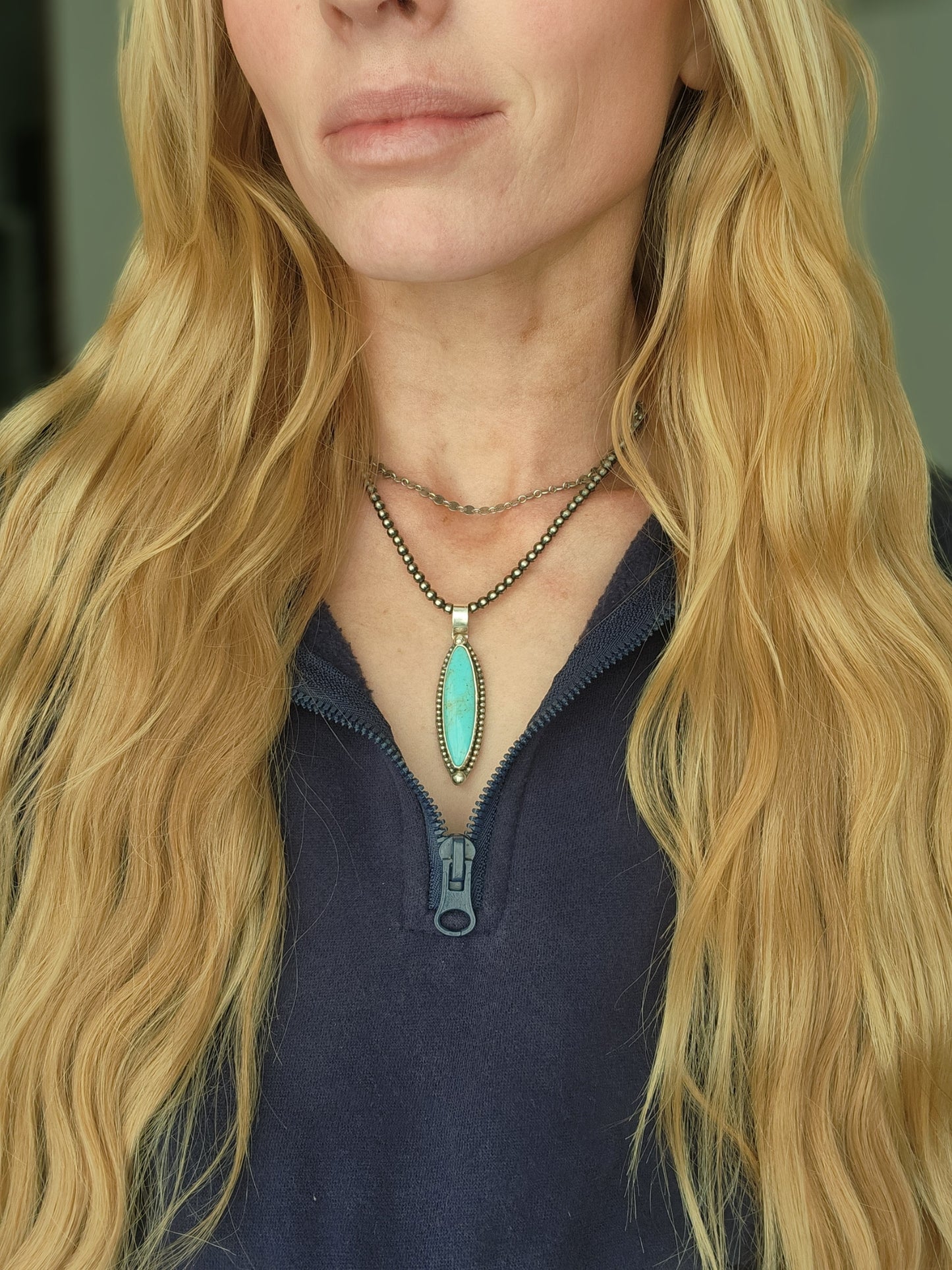 Chilean Turquoise Pendant