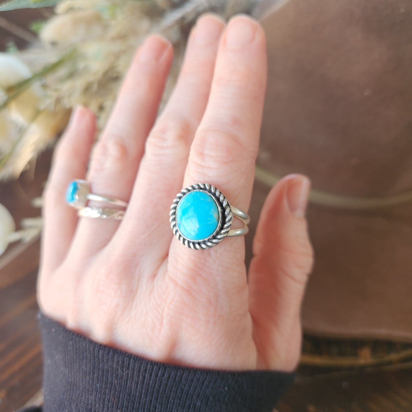 Mina Maria Turquoise Ring SZ 8.25