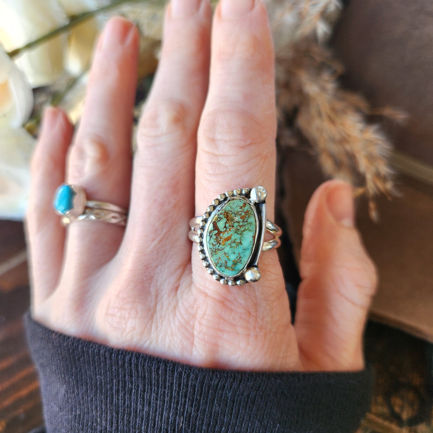 Royston Turquoise Ring SZ 9.5