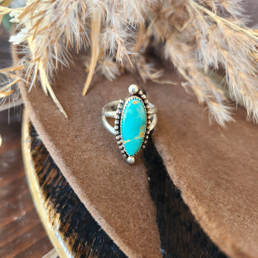 Chilean Turquoise Ring SZ 7