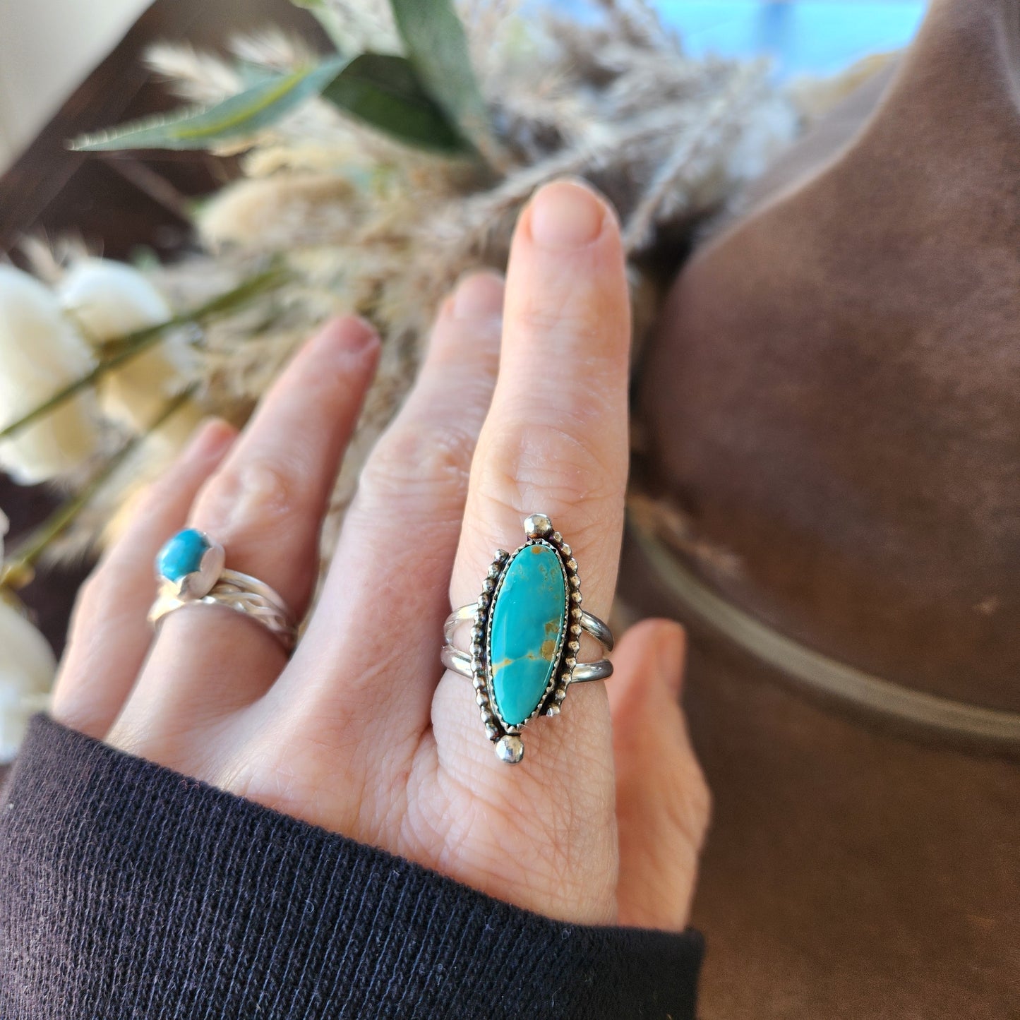 Chilean Turquoise Ring SZ 7