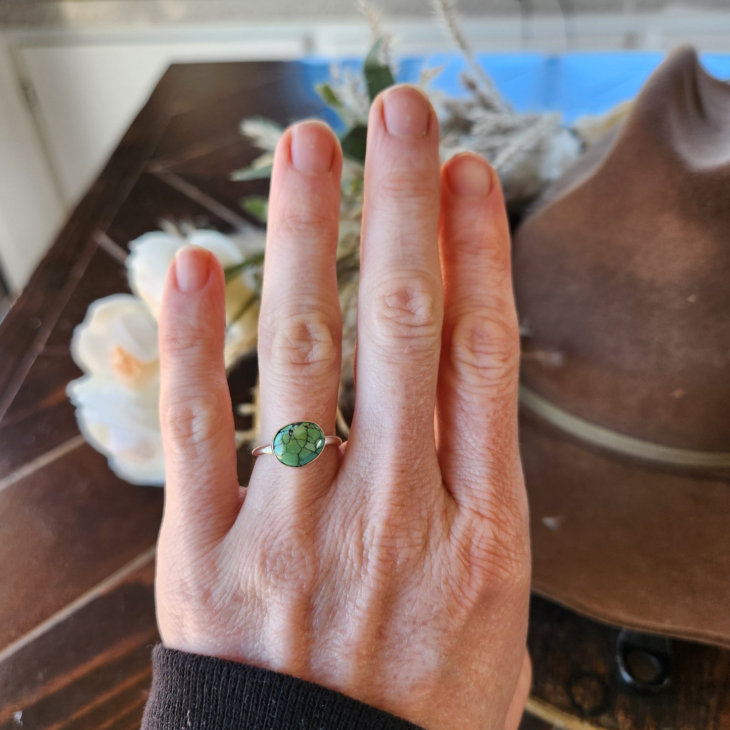 Turquoise Stacker Ring SZ 5.75