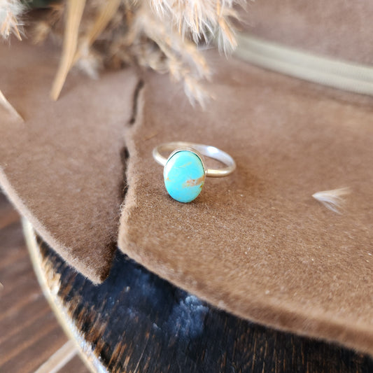 Turquoise Stacker Ring SZ 6.75