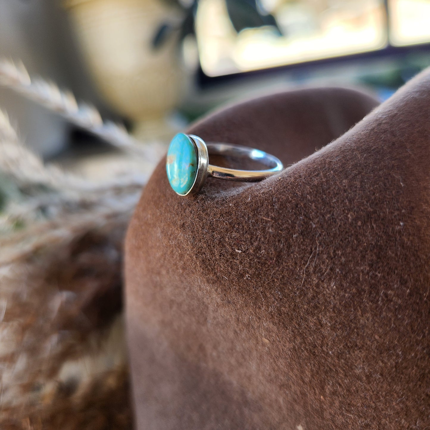 Turquoise Stacker Ring SZ 6.75