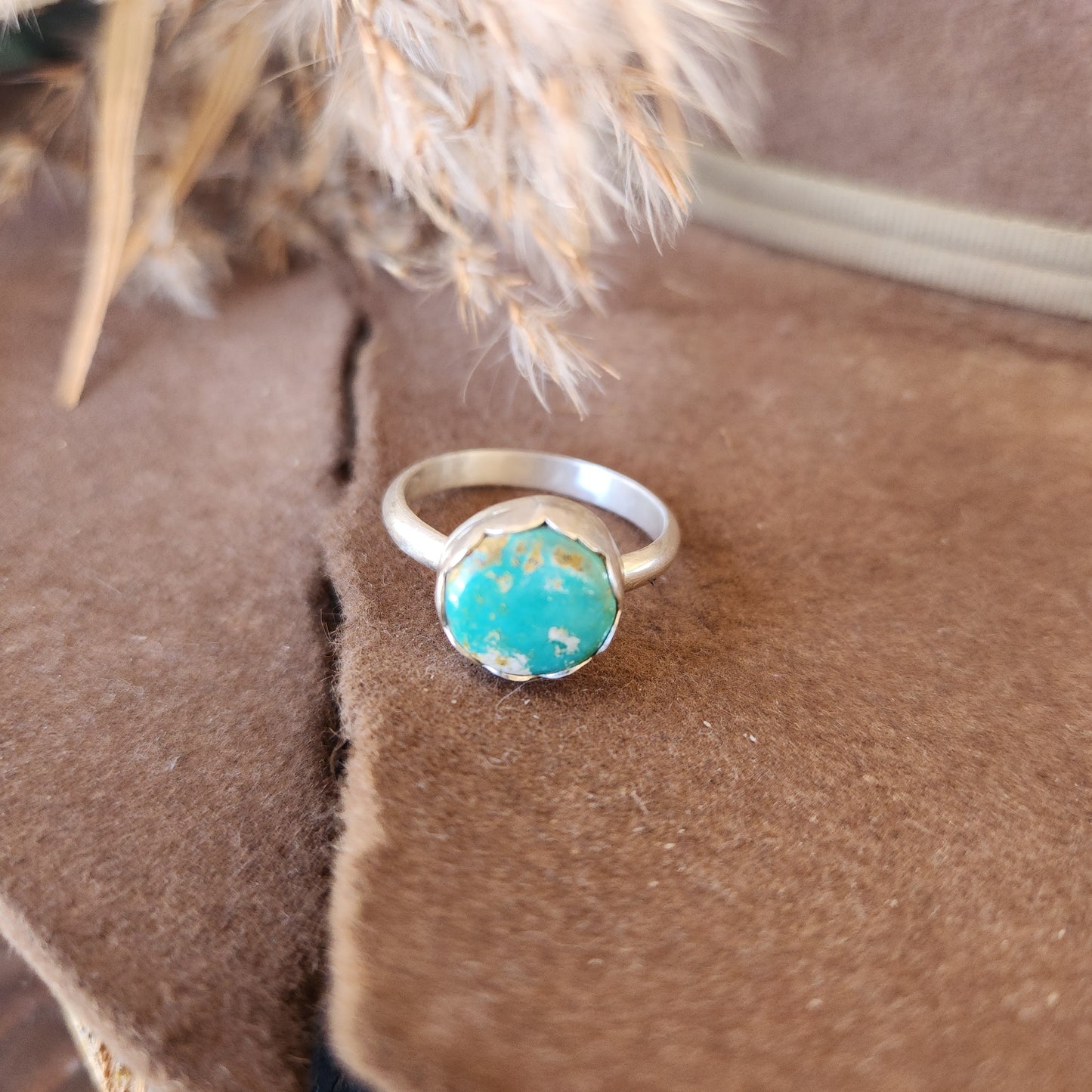 Turquoise Stacker Ring SZ 8