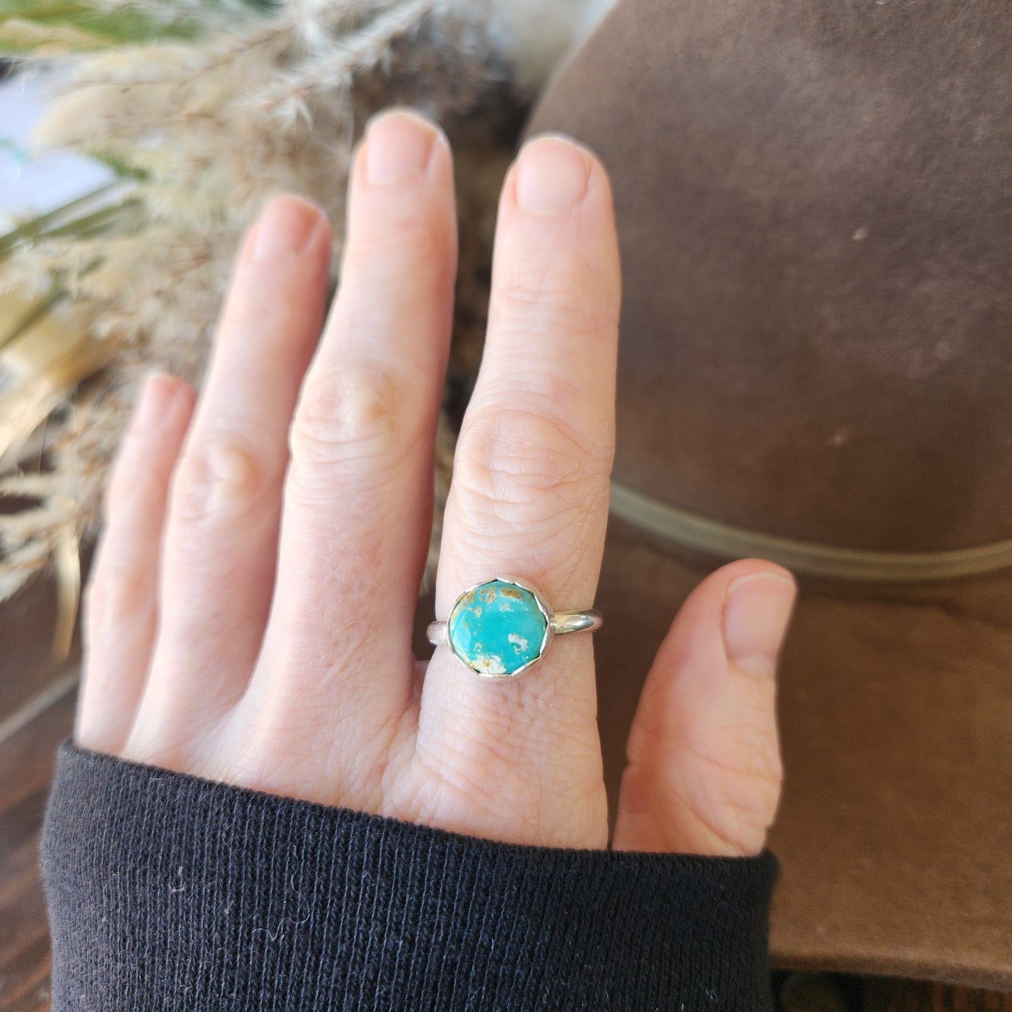 Turquoise Stacker Ring SZ 8