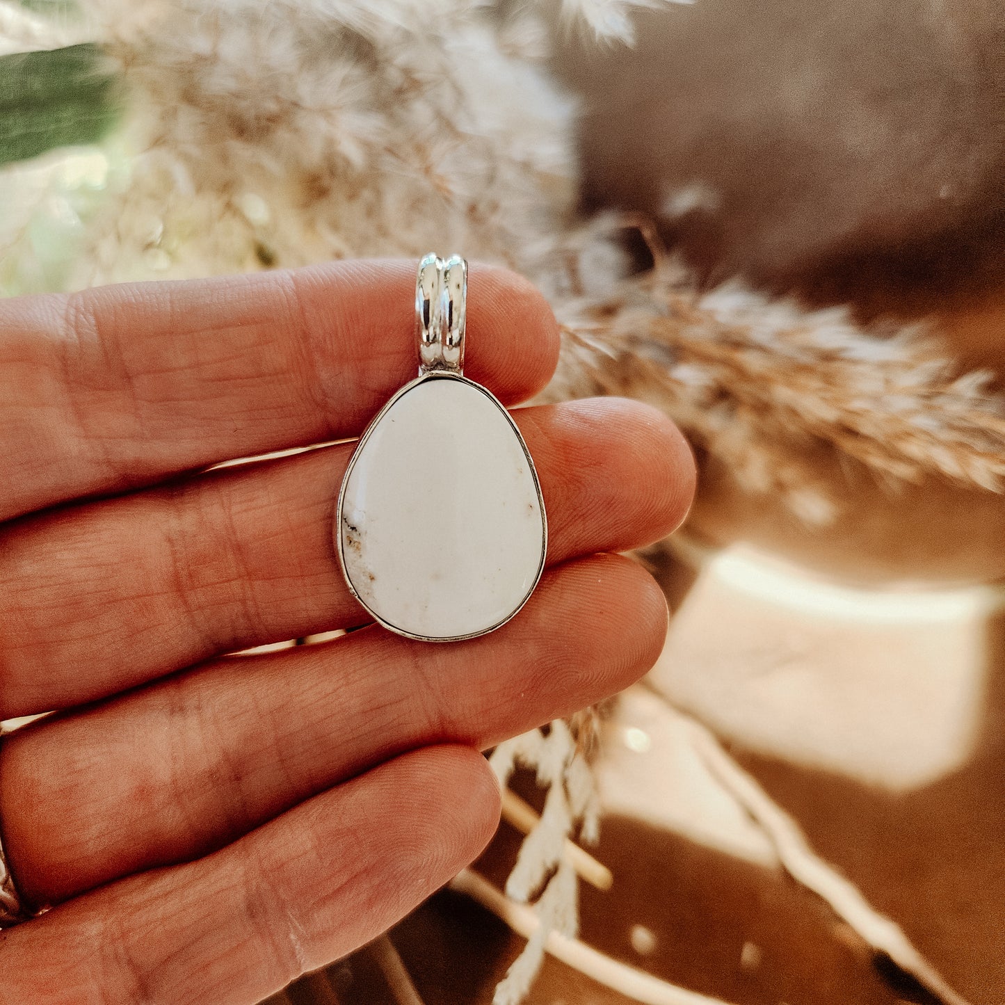 White Buffalo Pendant