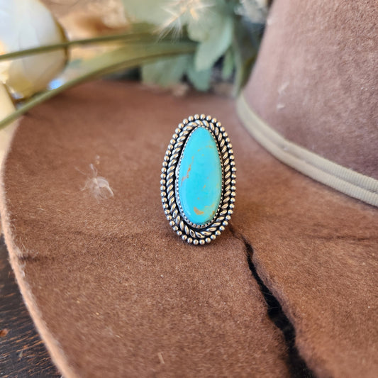 Chilean Turquoise Ring Sz 5.5