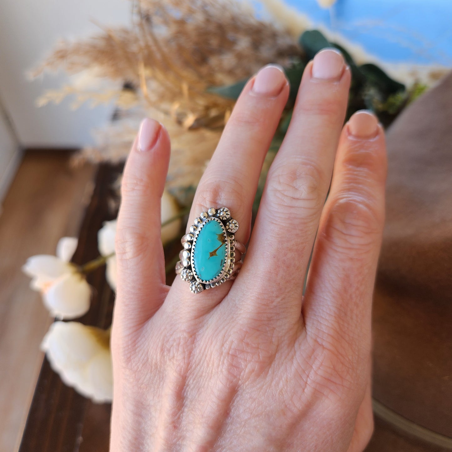 Chilean Turquoise Ring SZ 5.5