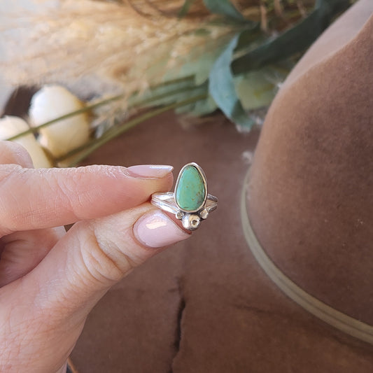 Baja Turquoise Ring sz 3