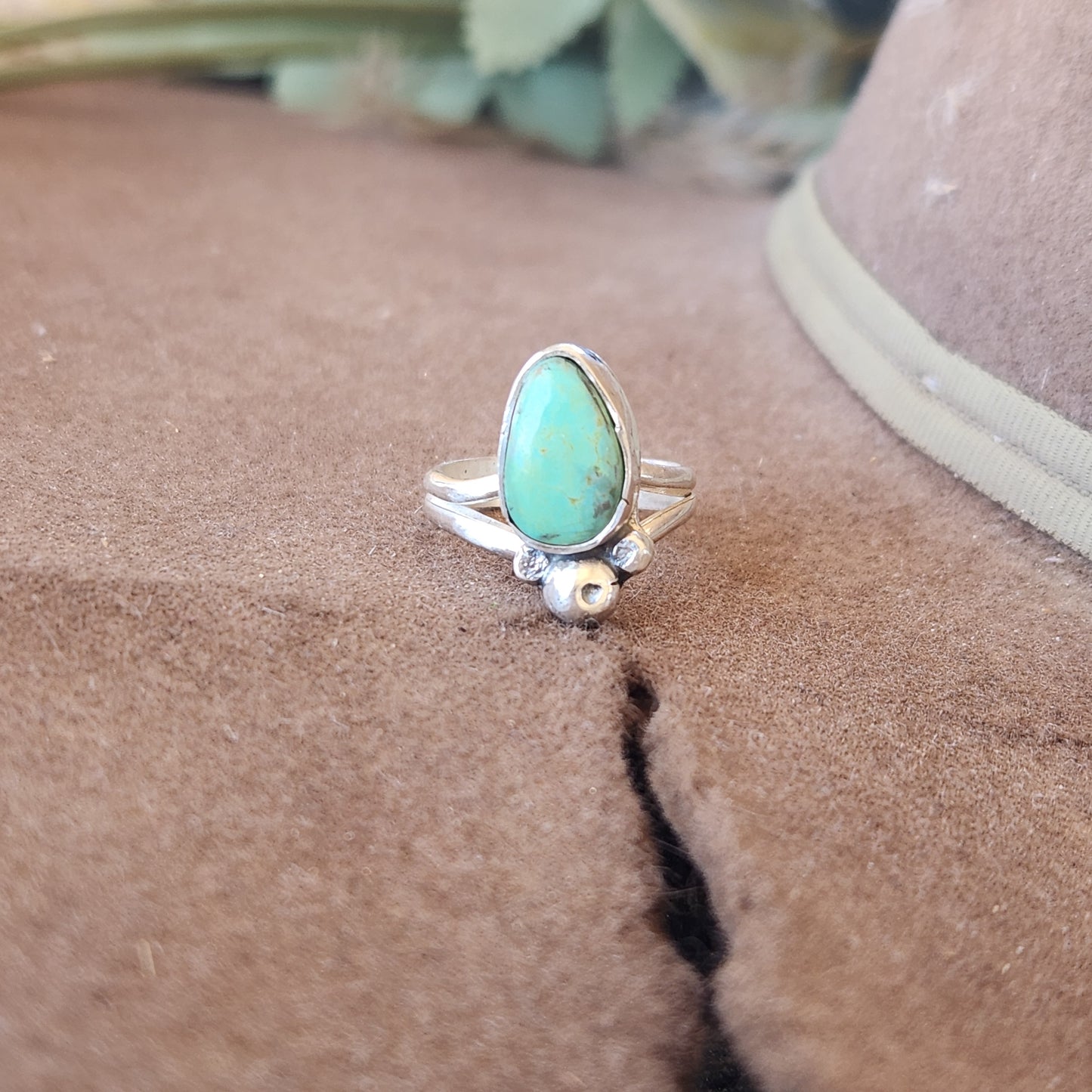 Baja Turquoise Ring sz 3