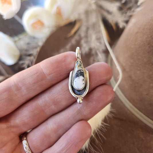 White Buffalo Pendant Small