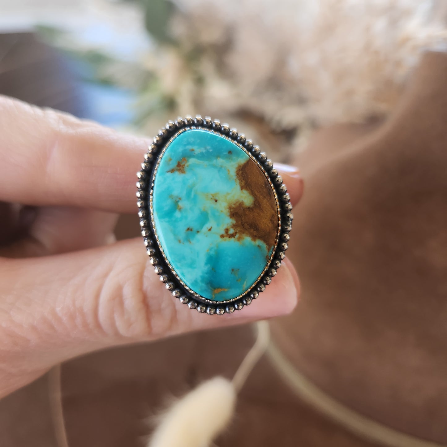 Royston Turquoise Ring SZ 8