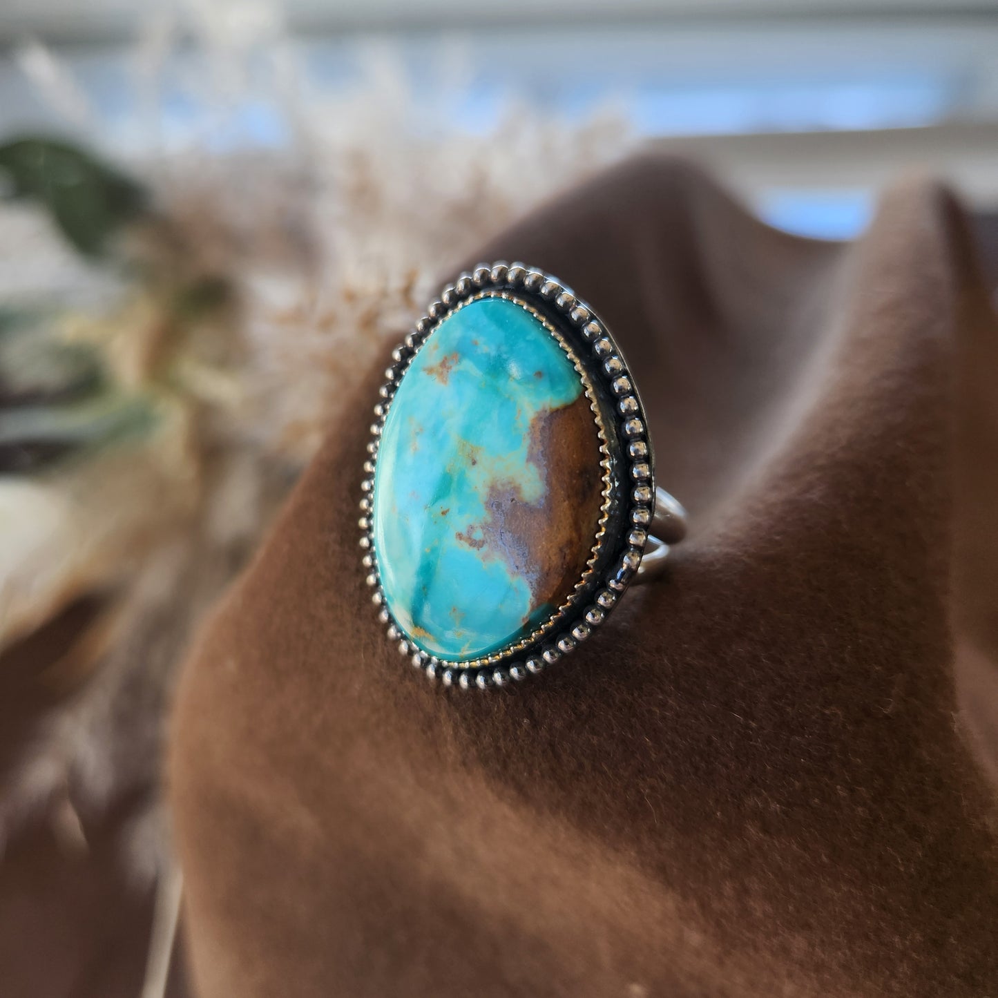 Royston Turquoise Ring SZ 8