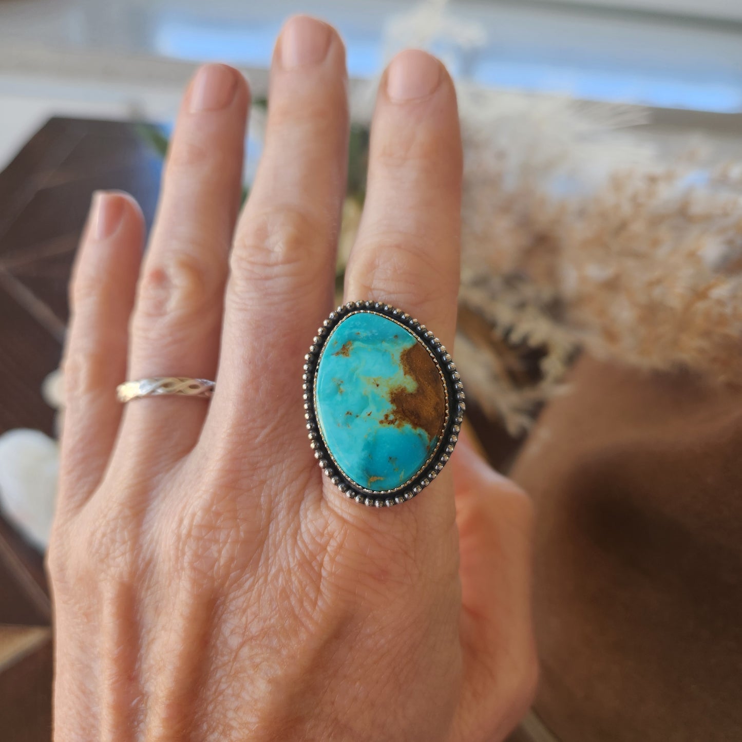 Royston Turquoise Ring SZ 8