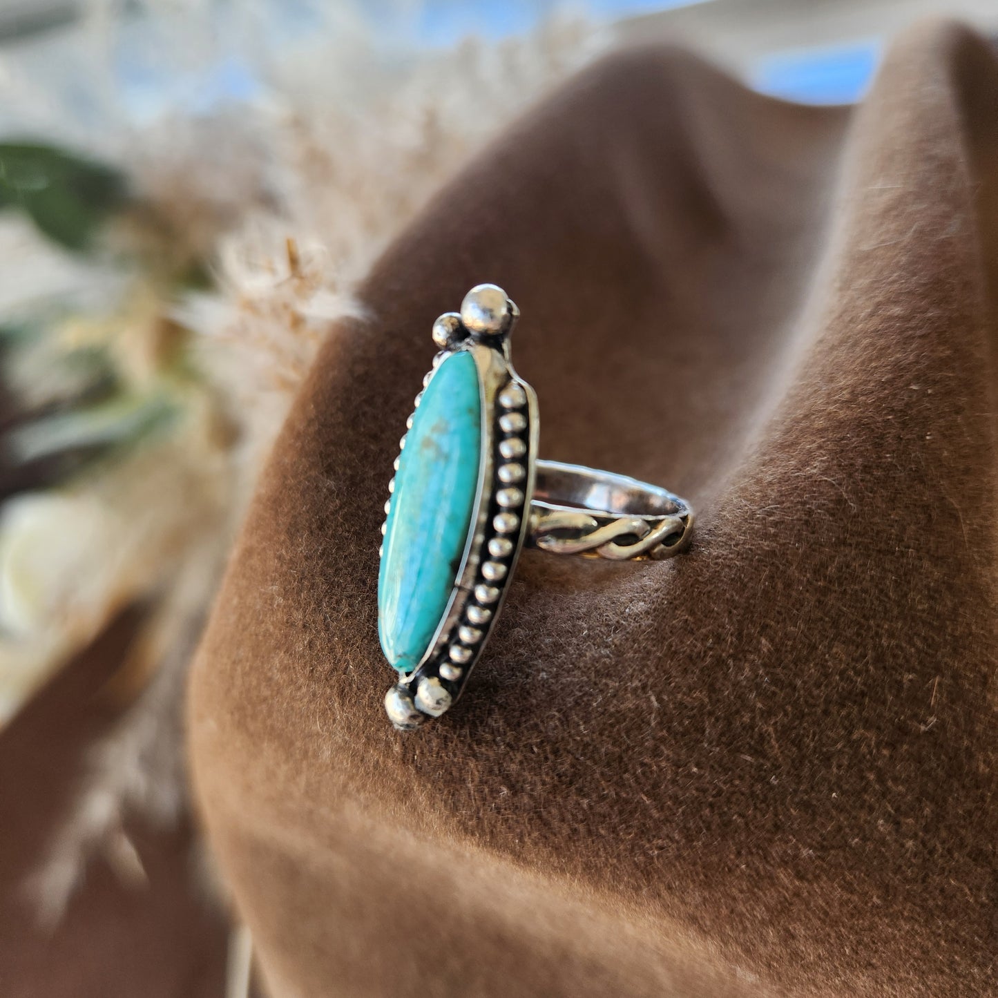 Mina Maria Turquoise Ring SZ 8