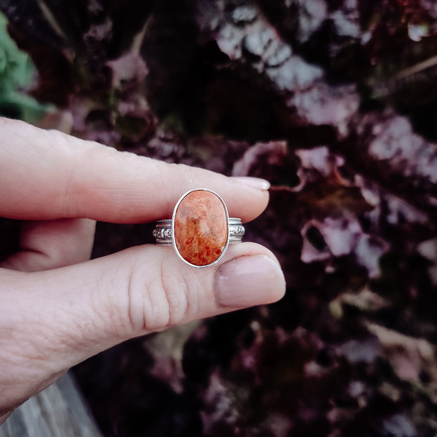 Spiny Oyster Ring SZ 6.75