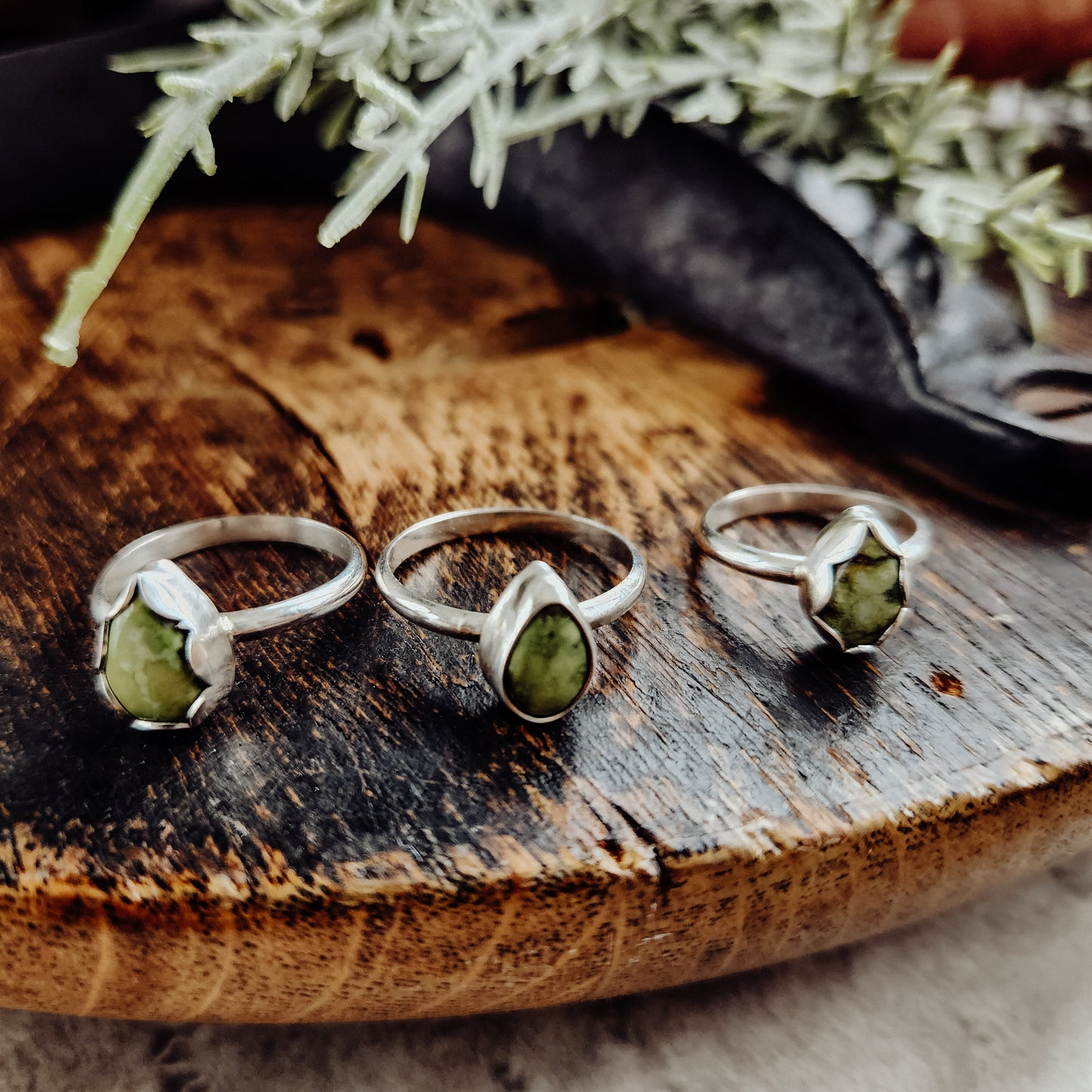 Sonoran Turquoise Stacker Rings