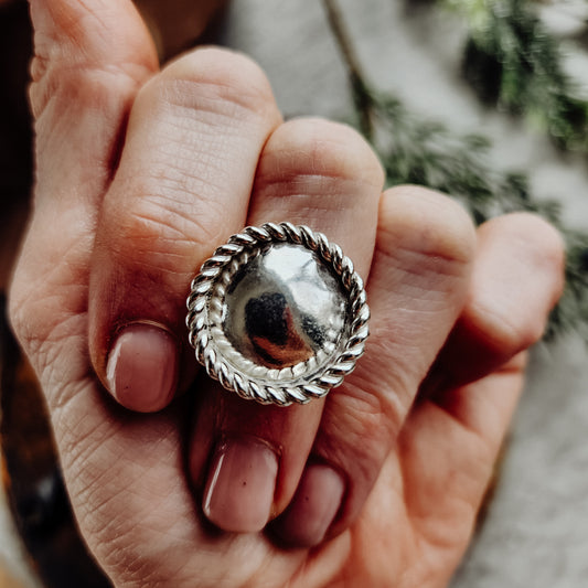 Silver  Ring SZ 8.25