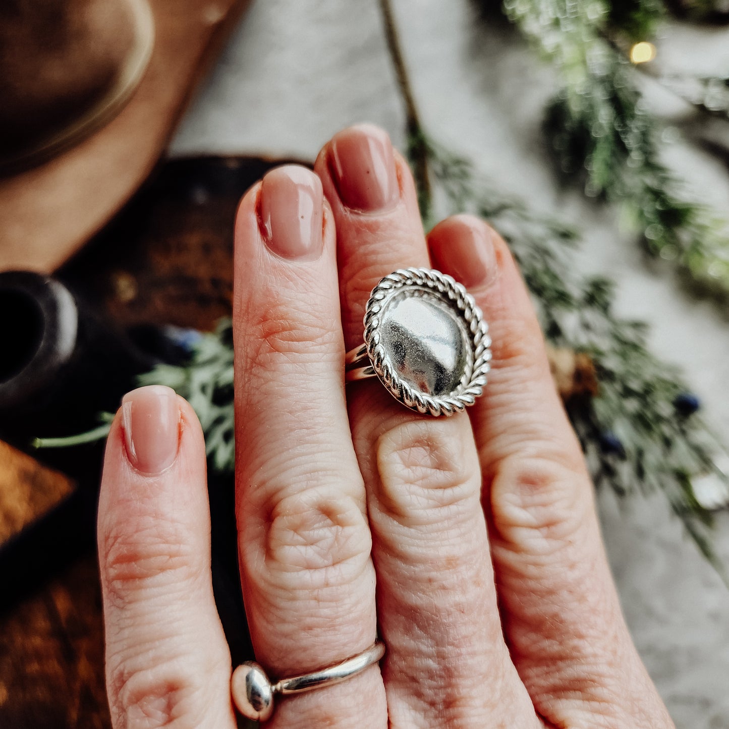 Silver  Ring SZ 8.25
