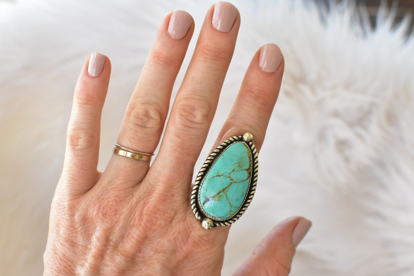 Tyrone Turquoise Ring