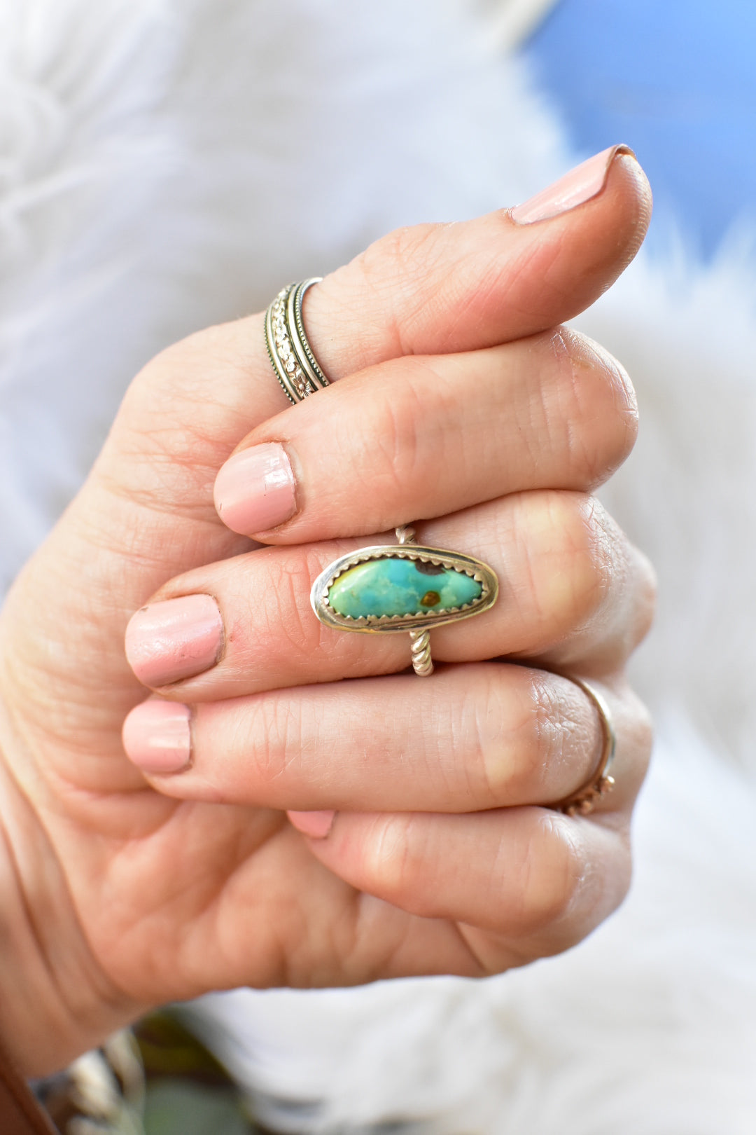 Old Nevada Turquoise Ring