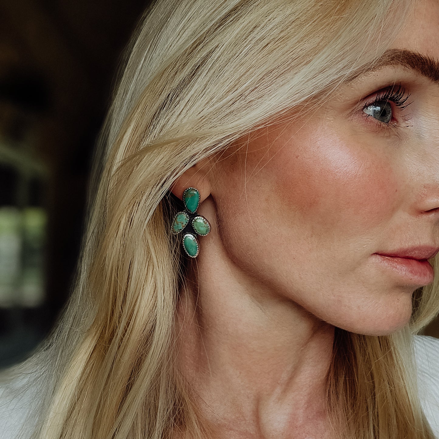 Desert Bloom Turquoise Earrings