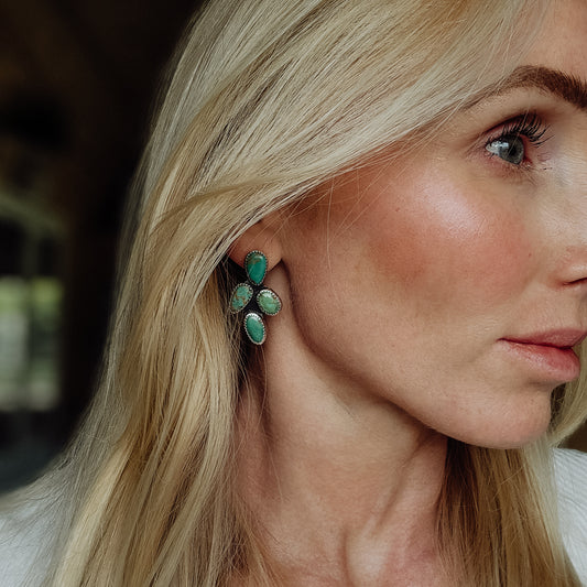 Desert Bloom Turquoise Earrings