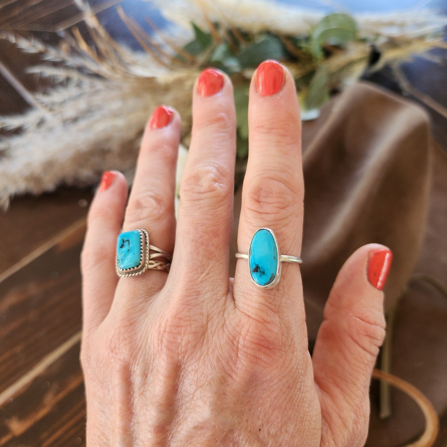 Mina Maria Turquoise Ring SZ 8.5