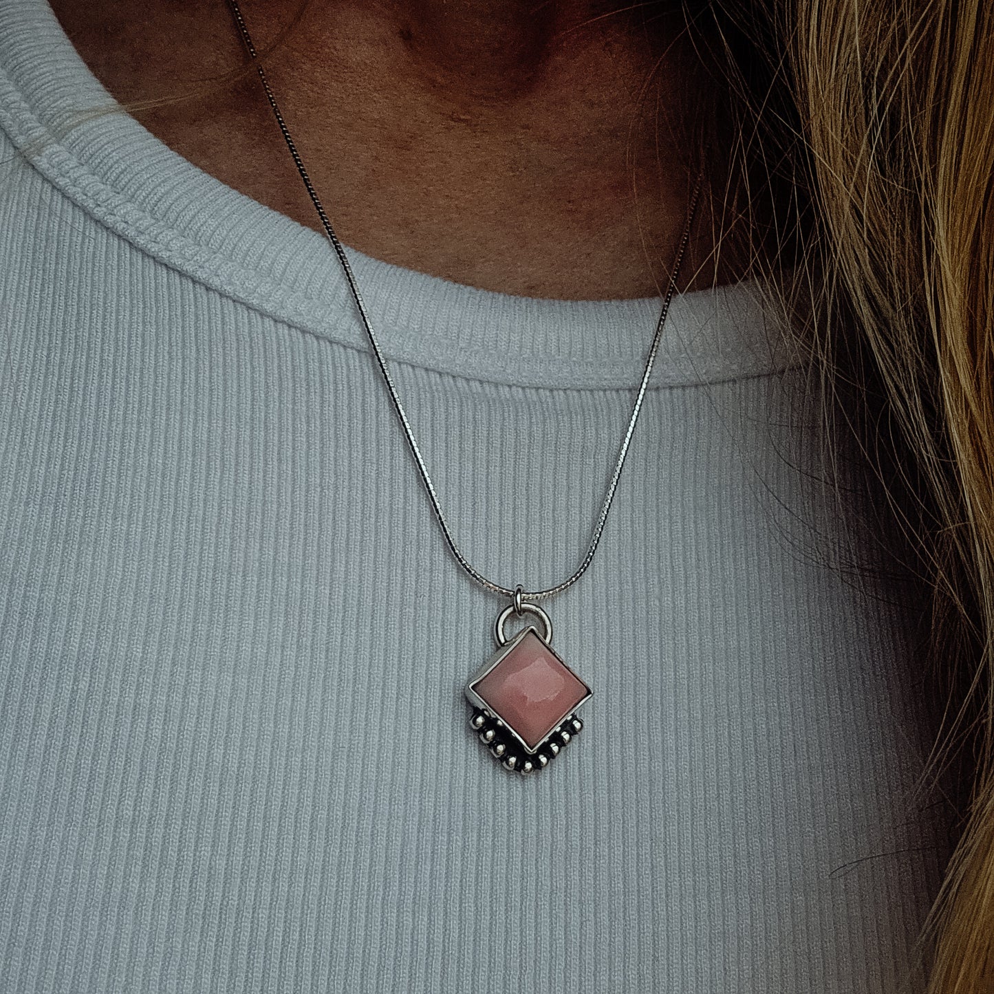 Pink Conch Necklace