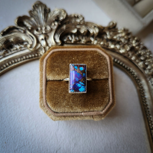 Purple Mojave Bar Ring SZ 8.75