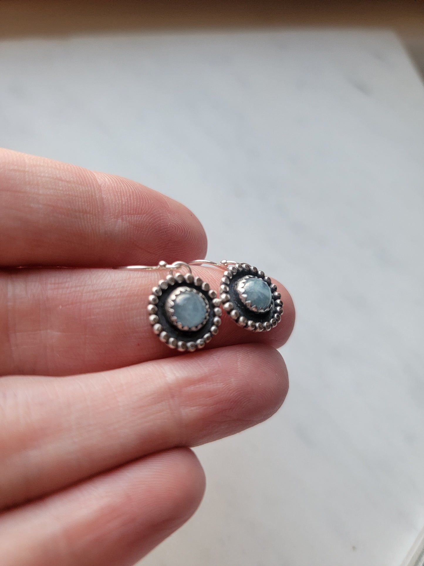 Aquamarine Dangle Earrings