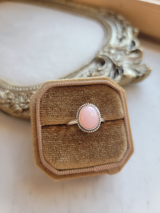 CUSTOM Pink Opal Ring