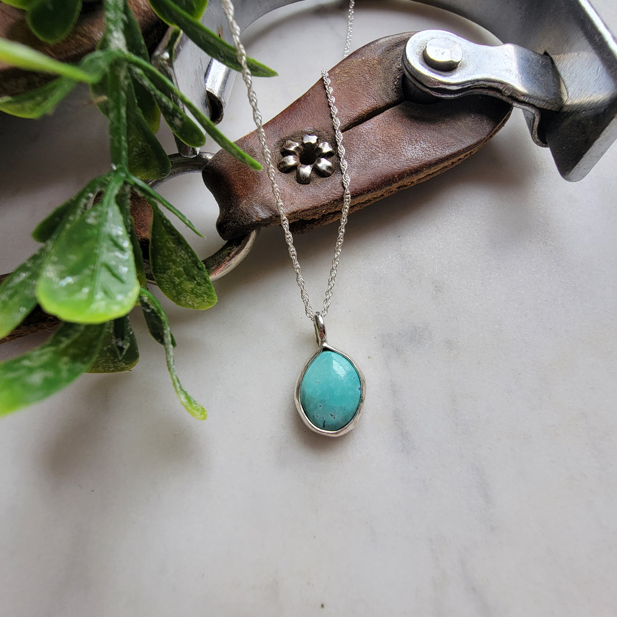 Turquoise Charm Necklace