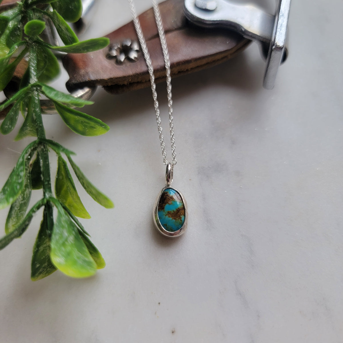 Turquoise Charm Necklace