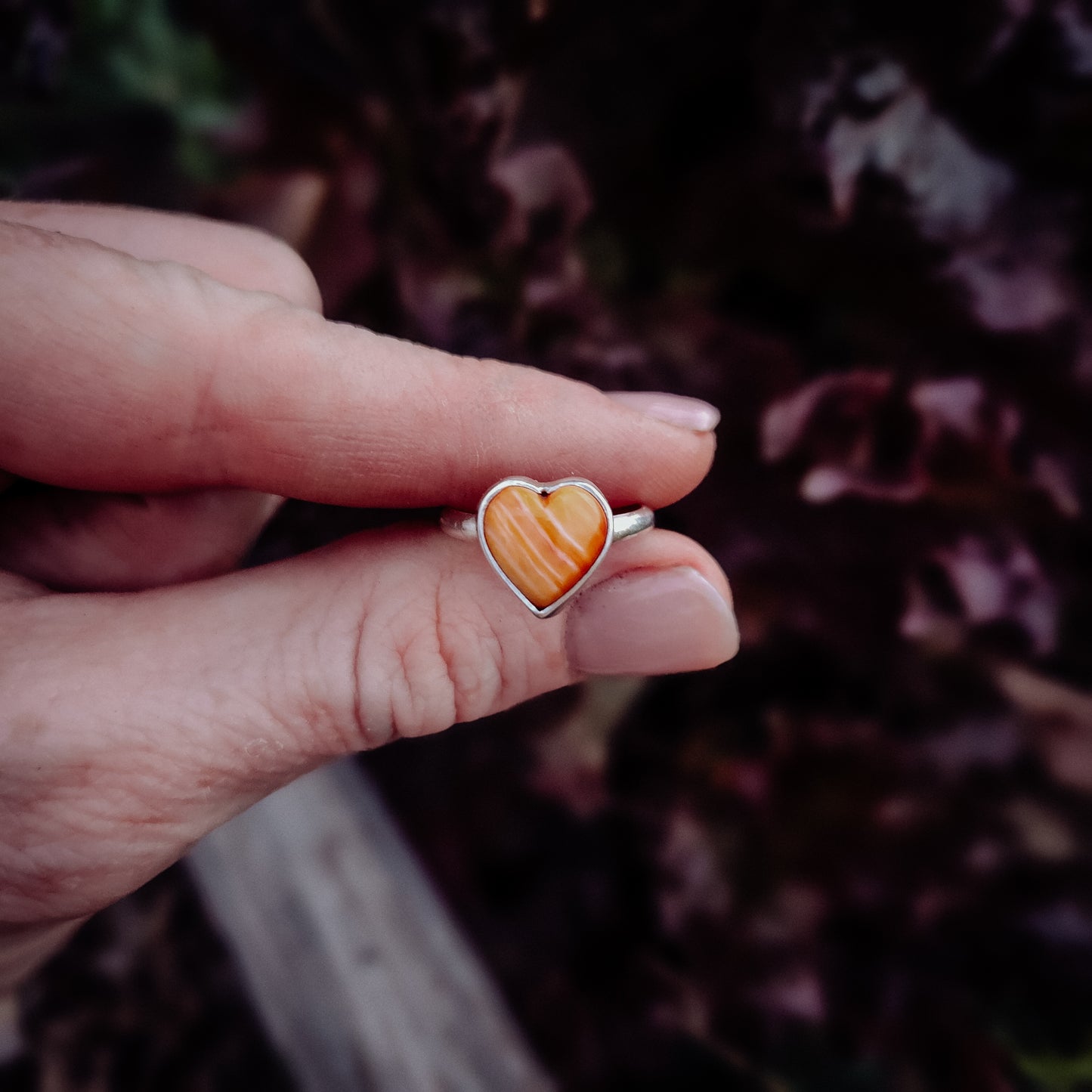 Spiny Oyster Heart Ring (Multiple sizes)