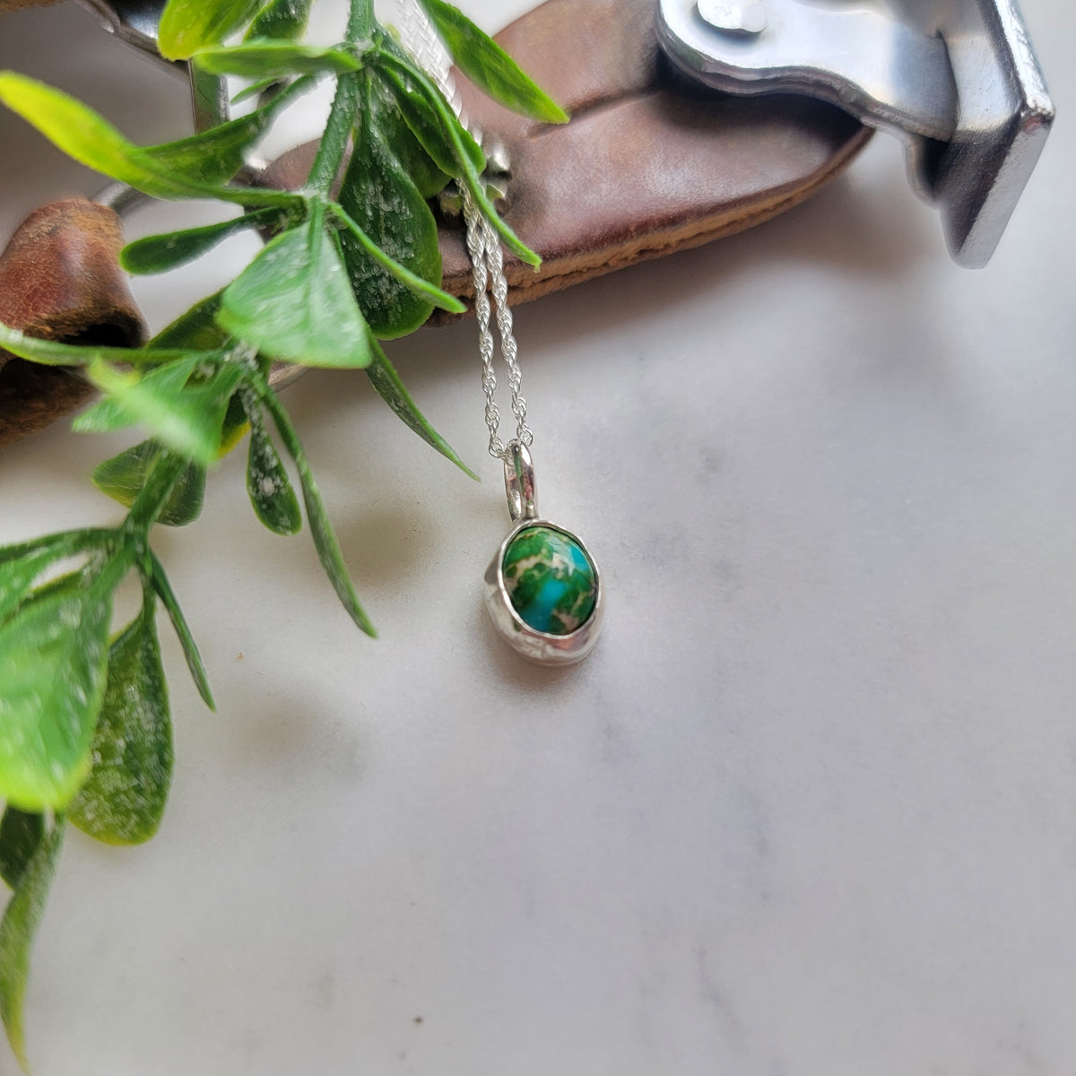 Turquoise Charm Necklace
