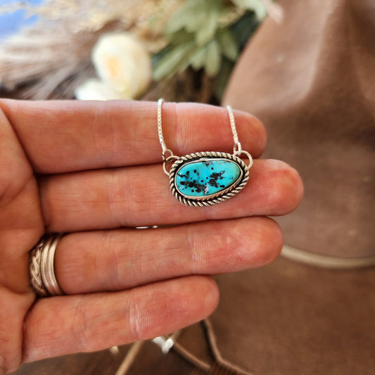 Sleeping Beauty Turquoise Pendant