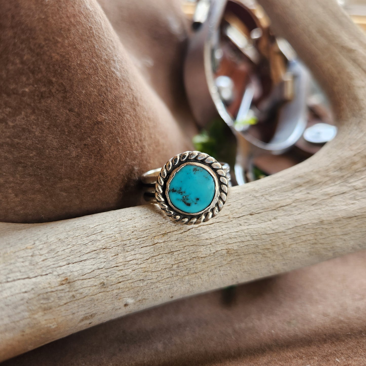 Sleeping Beauty Turquoise Ring