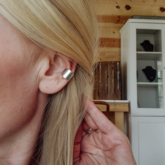 Sterling Silver Cuff Earring