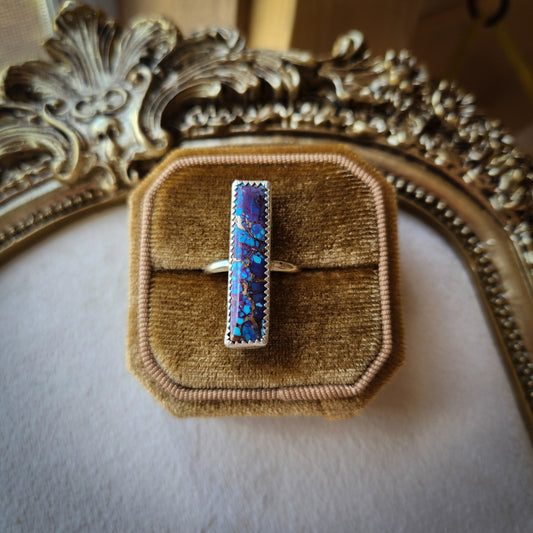 Purple Mojave Bar Ring SZ 7